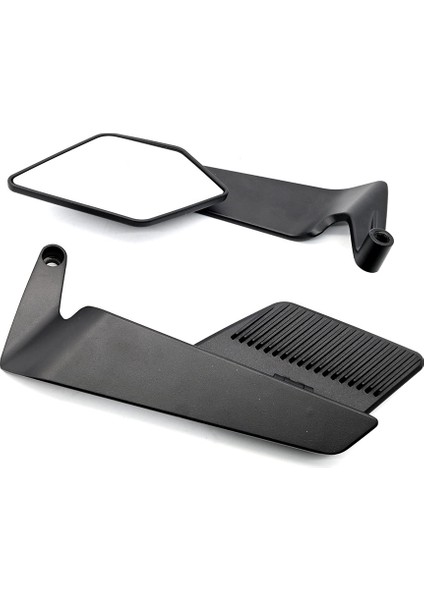 Naked Scooter Motosiklet Uyumlu Ayarlanabilir Kanat Gidon Ayna