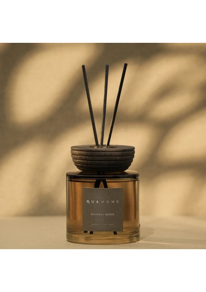 Scandal Wood Çubuklu Oda Kokusu Silindir Şişe Hardal 500 ml