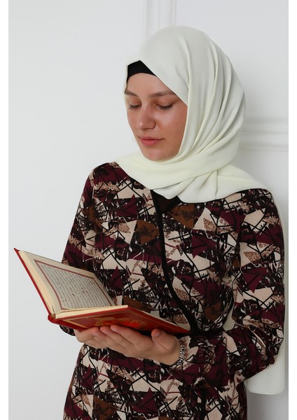 Yandan Bağlamalı Kruvaze Kadın Namaz Elbisesi