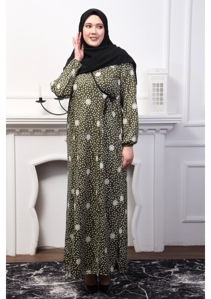 Yandan Bağlamalı Kruvaze Kadın Namaz Elbisesi modelleri