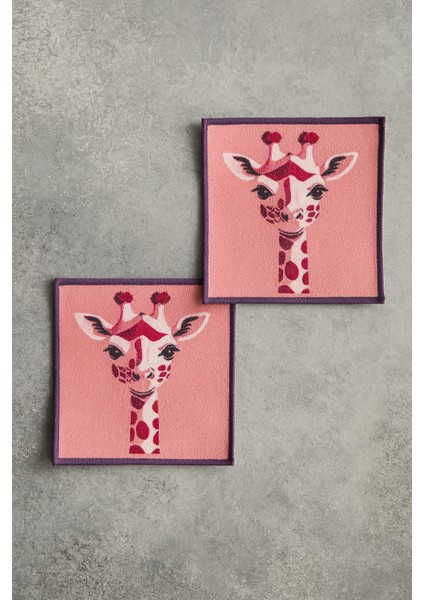 2’li Dijital Baskılı Nakış Detaylı Kokteyl Peçete DS10 fiyatları