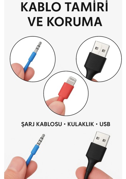 560 Parça Isıyla Daralan Seti – Kablo Koruyucu, Yalıtım ve Tamir Kılıfı Kutulu fırsatları