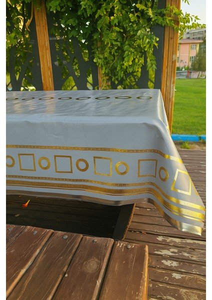 Lüks Pvc Masa Örtüsü Su Geçirmez Silinebilir Altın Desenli Sofra Örtüsü Dayanıklı Kaymaz Şık Tasarım indirimleri