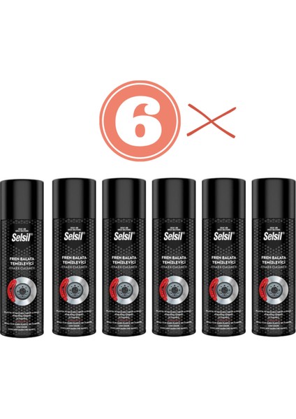 Fren Balata Temizleyici Sprey 500 ml 6 Adet