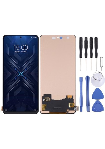 Xiaomi Black Shark 4 / Black Shark 4 Pro Uyumlu Tft Malzeme LCD Ekran ve Dijital Etmek Tam Montaj