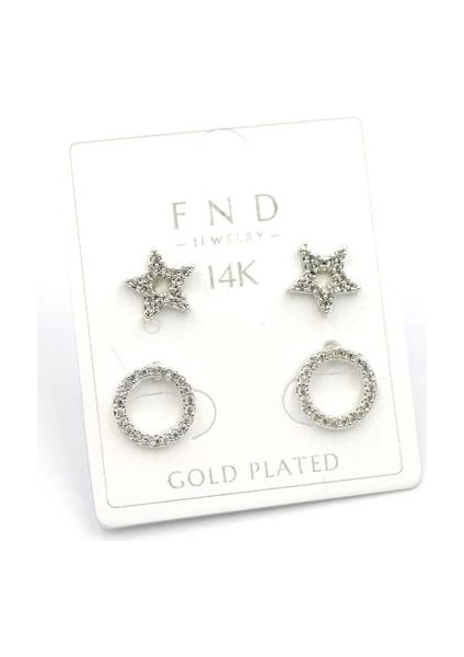 Çoklu Yıldız Küpe - Gümüş fiyatları