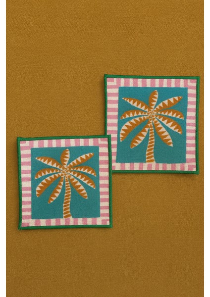 2’li Dijital Baskılı Nakış Detaylı Kokteyl Peçete Ds6 fiyatları