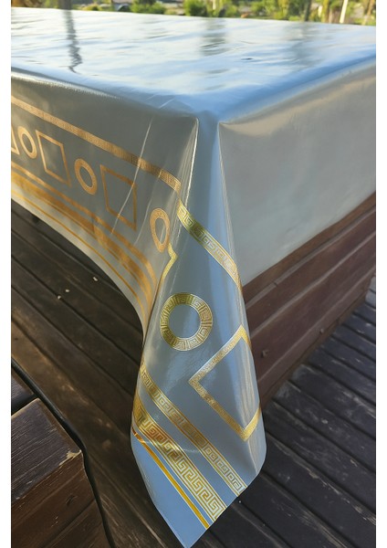 Lüks Pvc Masa Örtüsü Su Geçirmez Silinebilir Altın Desenli Sofra Örtüsü Dayanıklı Kaymaz Şık Tasarım fırsatları