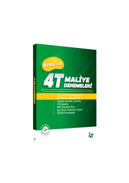Kpss-A Tamamı Çözümlü 10’lu Maliye Denemeleri 5.baskı