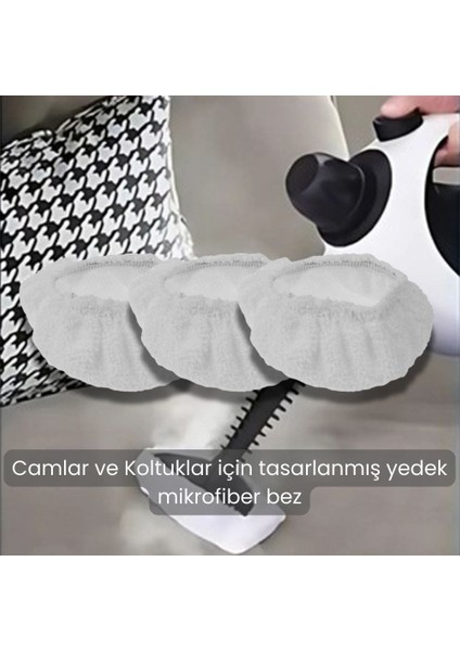 Womidi SW618-D Çok Fonksiyonlu Buharlı Temizleyici ile Uyumlu Bez Seti modelleri