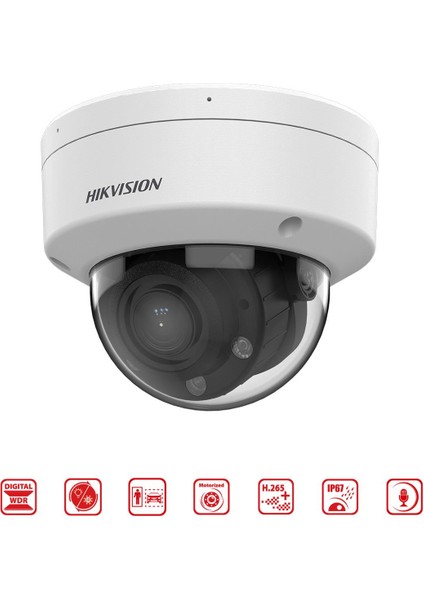 DS-2CD1723G2-LIZSU - 2mp Motorize Varifokal Lensli Ir Dome Kamera Smart Hybrid Light + Motion Detection fiyatları
