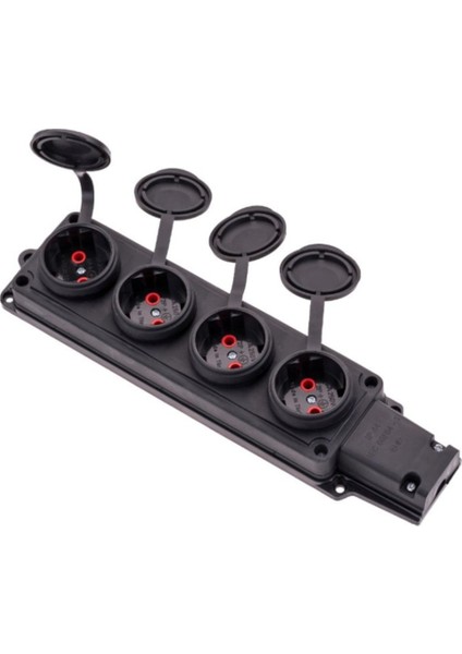 BY10-106 1X16A Monofaze Kauçuk 4'lü Grup Priz IP44 fiyatları