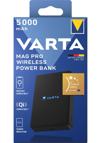 Mag Pro Kablosuz Powerbank 5000 Mah Siyah