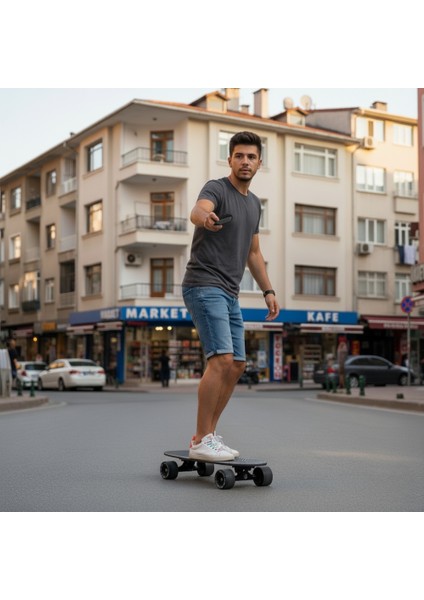 Elektrikli Kaykay H2S-1 – Şehir Içi Ulaşım Aracı, Scooter Alternatifi, 20 Km/h, 8 Km Menzil, Hafif 3.7 kg fırsatları