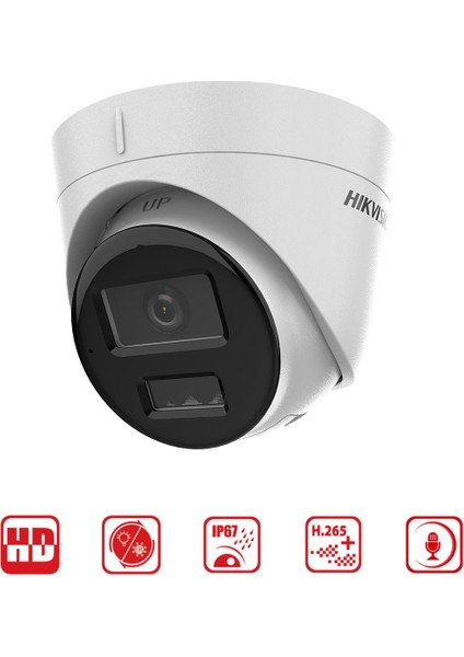 DS-2CD1323G2-LIUF - 2 Mp Smart Hybrid Light Turret Network Kamera fiyatları