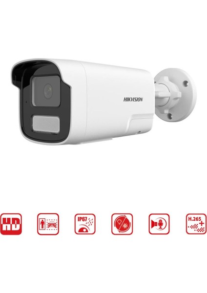 DS-2CD1T23G2-LIUF/SL - 2 Mp Smart Hybrid Light Bullet Network Kamera Live Guard