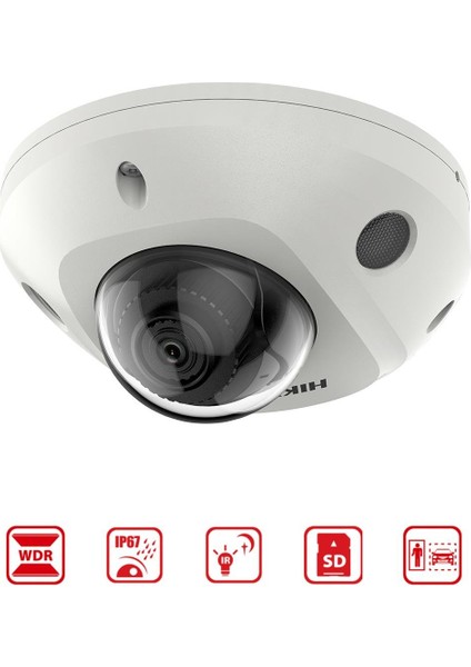 DS-2CD2523G2-LIS2U - 2mp Ir Mini Dome Acusense Kamera Acusense + Smart Hybrid Light fiyatları