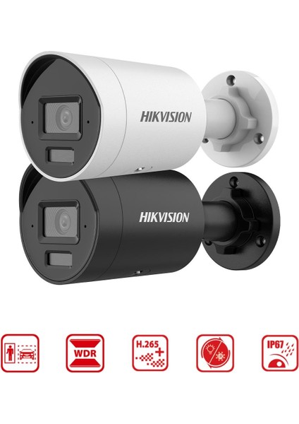 DS-2CD2043G2-LI2U - 4m Smart Hybrit Light Bullet Network Kamera Acusens Wdr