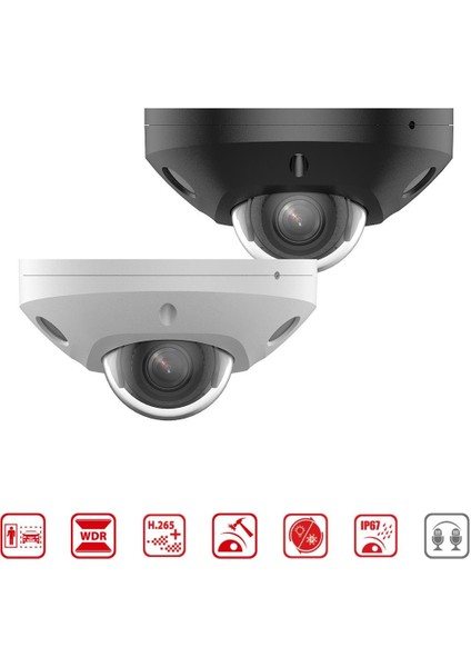 DS-2CD2543G2-LIS2U - 4m Smart Hybrit Light Dome Network Kamera Acusens Wdr