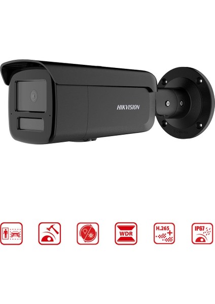 DS-2CD2T43G2-LIS2U/SL - 4m Smart Hybrit Light Bullet Network Kamera Acusens Wdr fiyatları