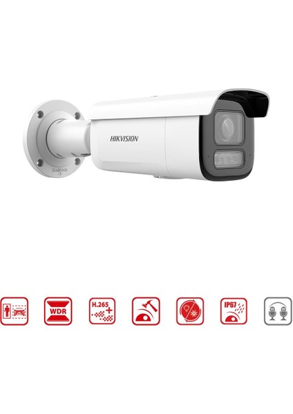 DS-2CD2643G2-LIZS2U - 4mp Motorize Varifokal Lensli Smart Hybrid Light Bullet Kamera Wdr fırsatları