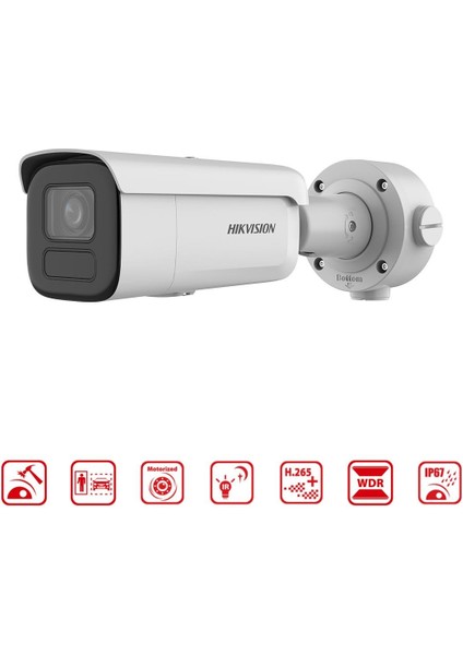 DS-2CD2646G2HT-IZS - 4mp Motorize Varifokal Lensli Ir Bullet Kamera Wdr