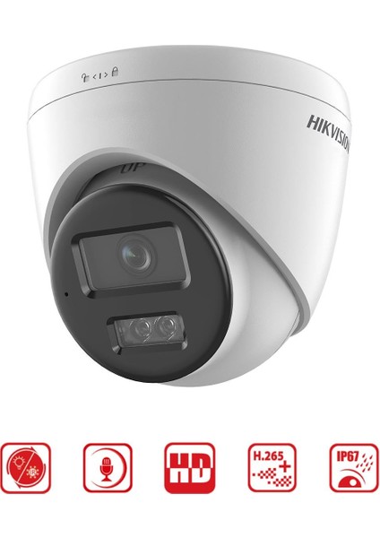 DS-2CD1363G2-LIUF - 6mp Turret Kamera Smart Hybrid Light + Motion Detection fiyatları
