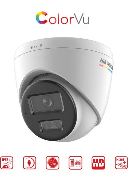 DS-2CD1367G2H-LIUF - 6mp Mini Bullet Kamera Colorvu + Smart Hybrid Light + Motion Detection fiyatları
