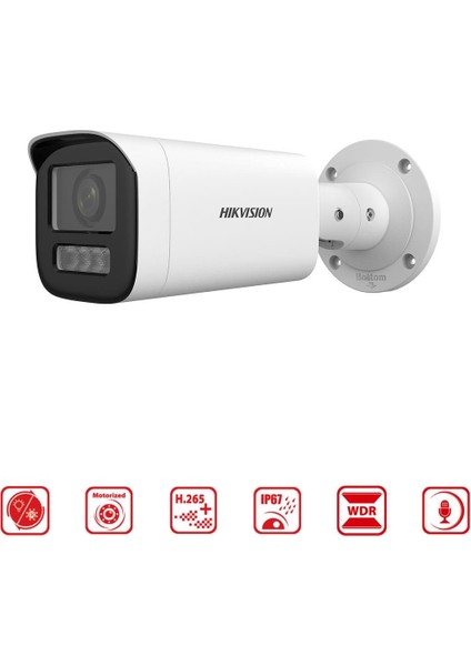 DS-2CD1663G2-LIZSU - 6mp Smart Hybrit Light Motorize Varifokal Lensli Bullet Kamera Wdr