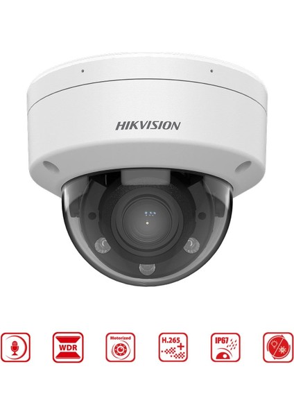DS-2CD1763G2-LIZSU - 6mp Smart Hybrit Light Motorize Varifokal Lensli Dome Kamera Wdr