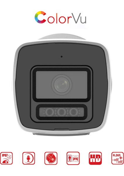 DS-2CD1067G2H-LIUF - 6mp Mini Bullet Kamera Colorvu + Smart Hybrid Light + Motion Detection fiyatları