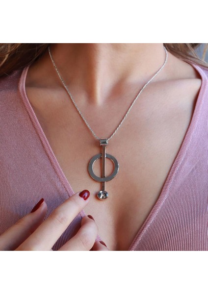 Tasarım Model Zirkon Taşlı Dövme Işi Otantik Gümüş Kolye fiyatları