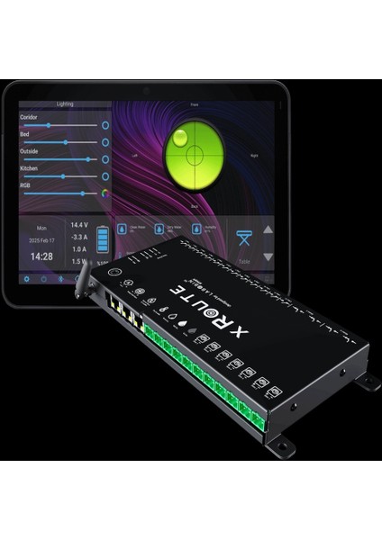 Xroute Akıllı Karavan Kontrol Sistemi Alüminyum Yapı ile Yeşil ve Siyah Renk Seçenekleri fiyatları