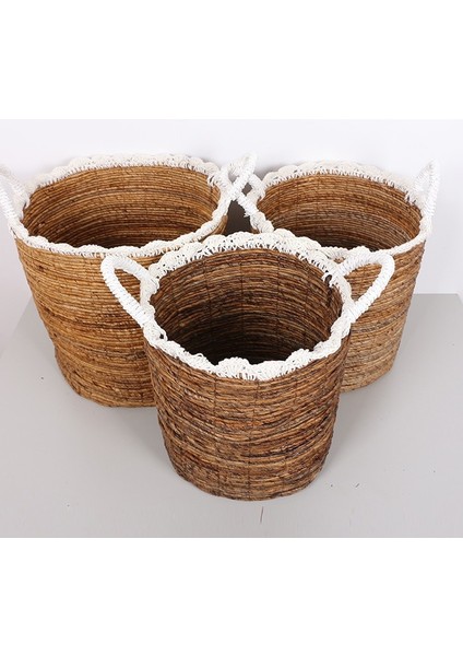 Mylamp Trabzon 43X41X51 Cm. Doğal Abaka El Yapımı Sepet Xl - fiyatları