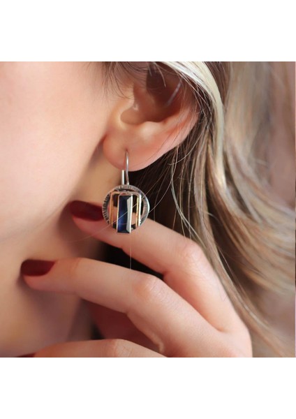 Kök Safir Taşlı 925 Ayar Gümüş Otantik Tasarım Set modelleri