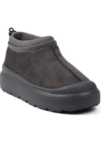 Kadın Füme Süet Içi Kürklü Bot - Kalın Tabanlı, Rahat, Kaymaz, Günlük ve Kışlık modelleri