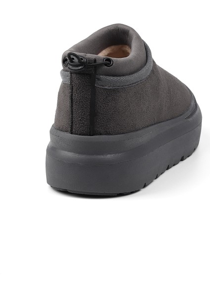 Kadın Füme Süet Içi Kürklü Bot - Kalın Tabanlı, Rahat, Kaymaz, Günlük ve Kışlık indirimleri