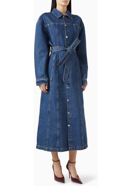 Mavi Trençkot - Denim - Dayanıklı Kumaş ile Şık Tasarım