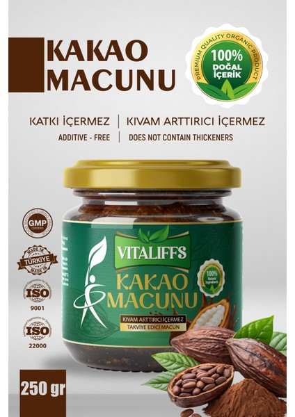 Kilo Almaya Yardımcı Kakaolu Pekmez Vitamin Arı Sütü Bitkisel Karışımlı Macun