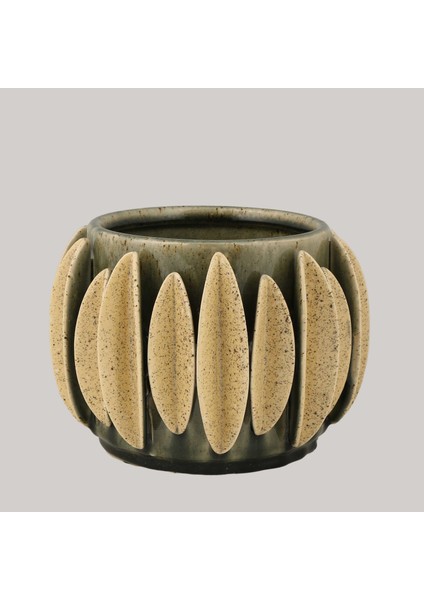 Vitale Seramik Füme Summer Kase 21*21*15 cm AK.KD0025