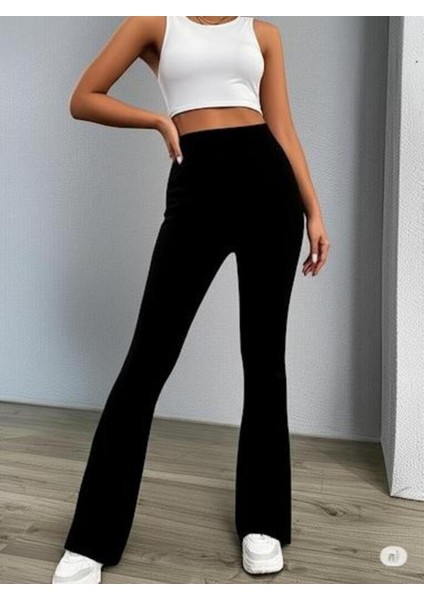 Scuba Krep Ispanyol Paça Tayt