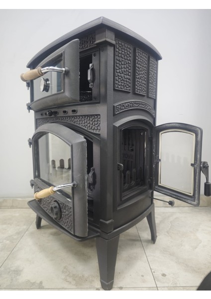 FS-071-YK Sirius Midi Yan Kapaklı Döküm Soba modelleri