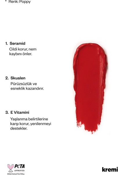 Allık Ruj Göz Farı Kiss&blush | Nemlendirici Makyaj Makeup | Stick | Seramid Skualen Vitamin E modelleri