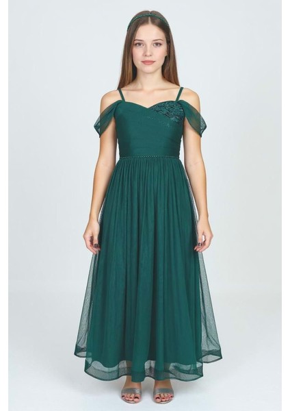 Dilina Kız Çocuk Şifon Abiye M00747