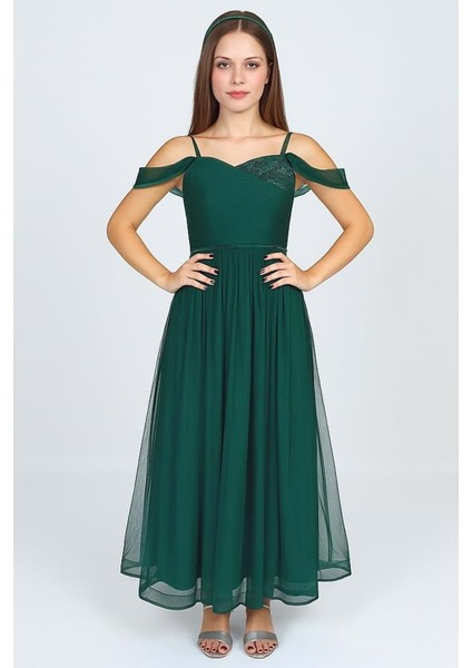 Dilina Kız Çocuk Şifon Abiye M00747 fiyatları