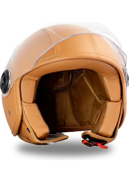 Leather Sand Kahverengi Açık Kask fiyatları