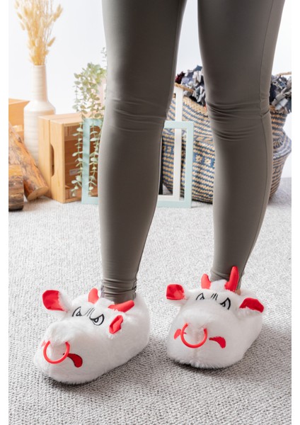 Unisex Hayvanlı Panduf Ev Ayakkabısı Ses Yapmaz Taban modelleri