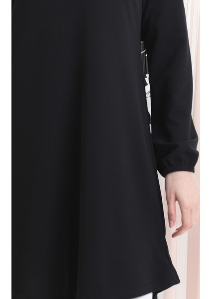 Sade Tunik Kol Ucu Lastikli Tunik Tesettür Tunik fiyatları