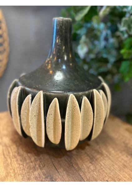 Vitale Seramik Füme Summer Şişe 25*25*28 cm AK.KD0003 fırsatları