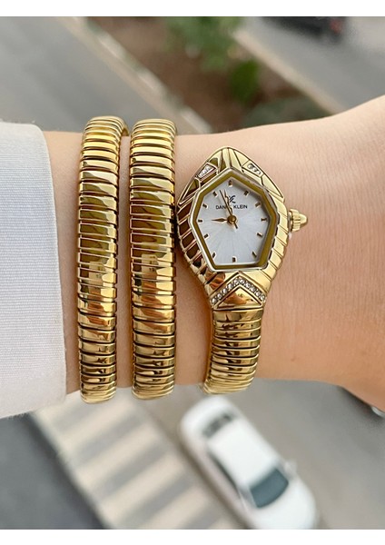 Ayarlanabilir Kordon Yılan Modeli Kadın Kol Saati modelleri